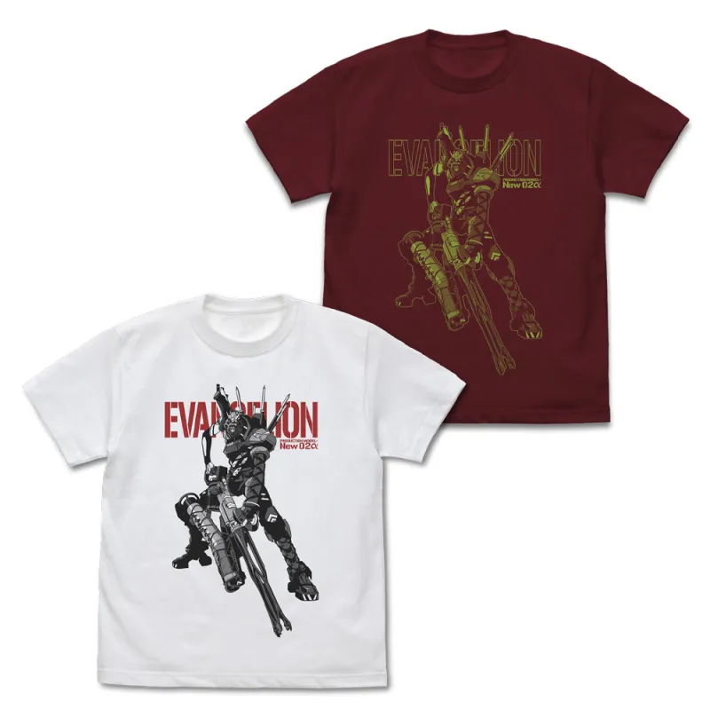 エヴァンゲリオン新2号機α Tシャツ/BURGUNDY-S