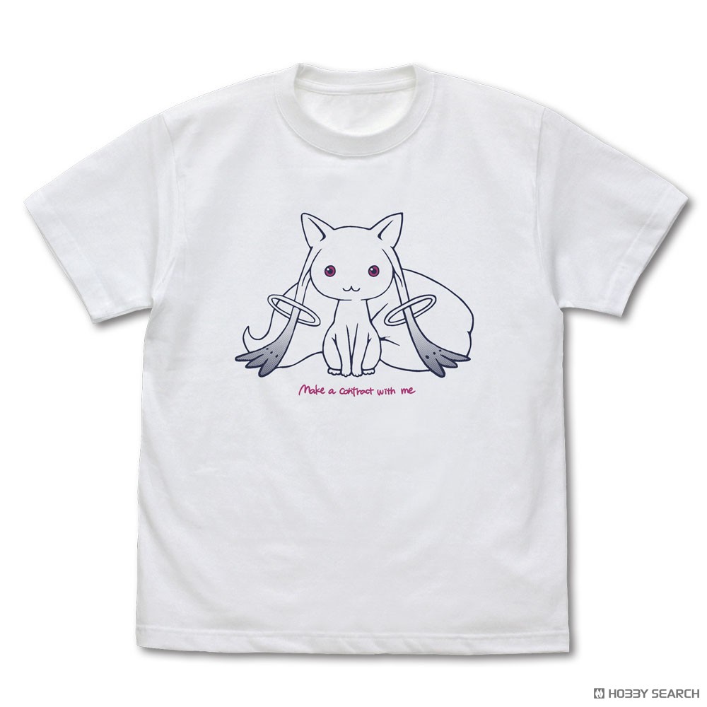キュゥべえ ラインアート Tシャツ/WHITE-M 2