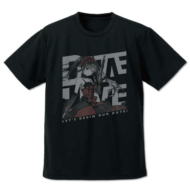 時崎狂三 ドライTシャツ/BLACK-L