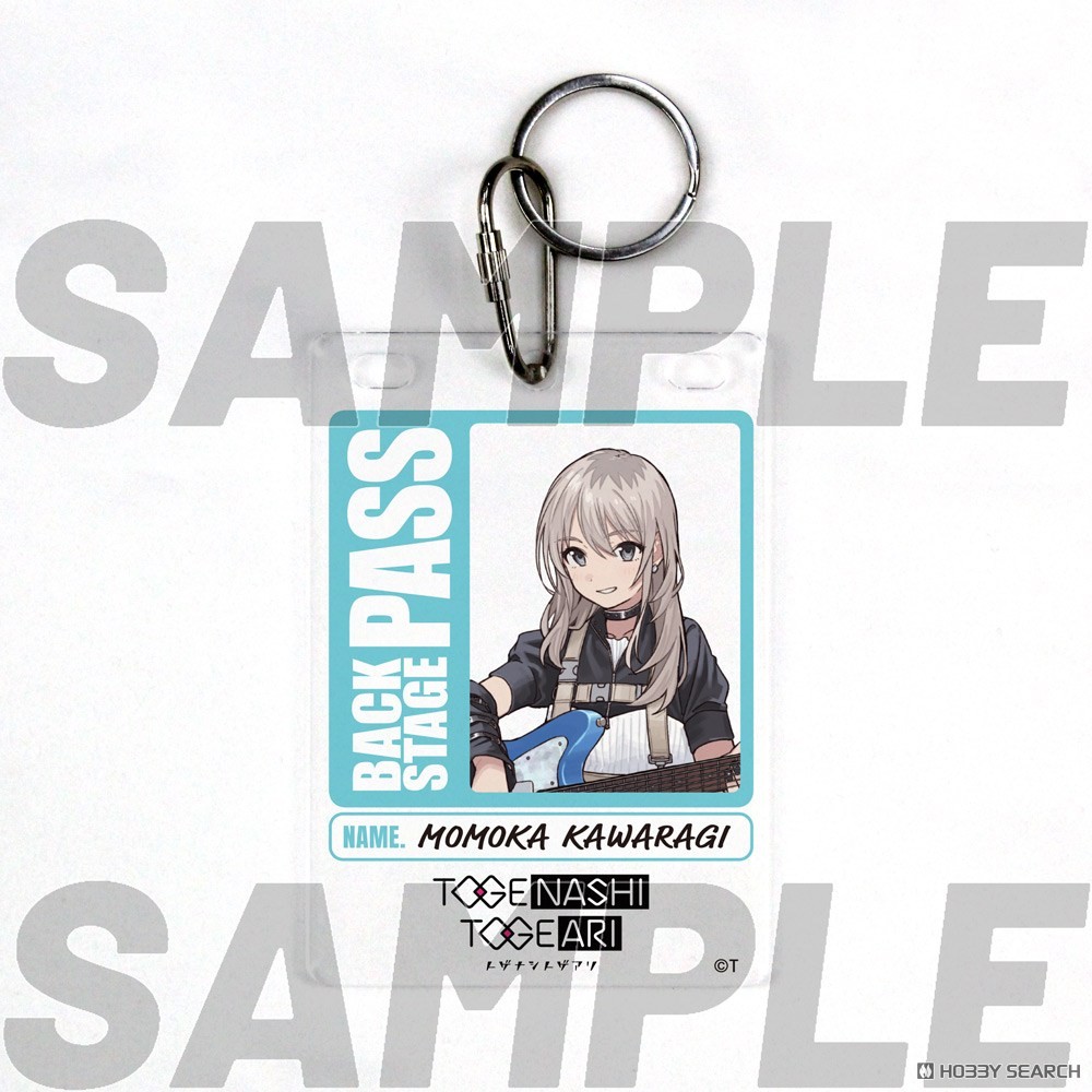 河原木桃香 バックステージパス風 アクリルキーホルダー 2