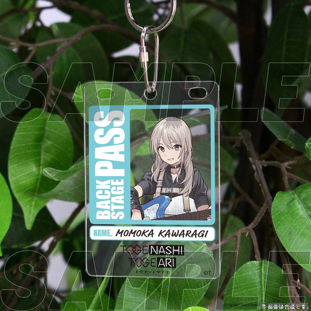 河原木桃香 バックステージパス風 アクリルキーホルダー 3