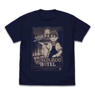 ヤチヨ ポスター Tシャツ/NAVY-M