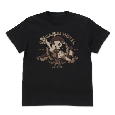 ポン子 Tシャツ/BLACK-S