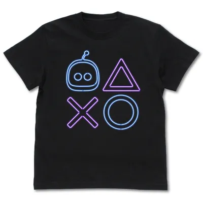 アストロ ネオンシェイプス Tシャツ/BLACK-XL