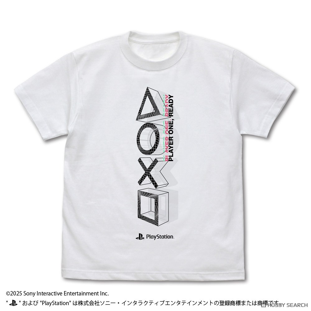 Tシャツ for PlayStation Shapes Logo Meta MeshVer./WHITE-L 2