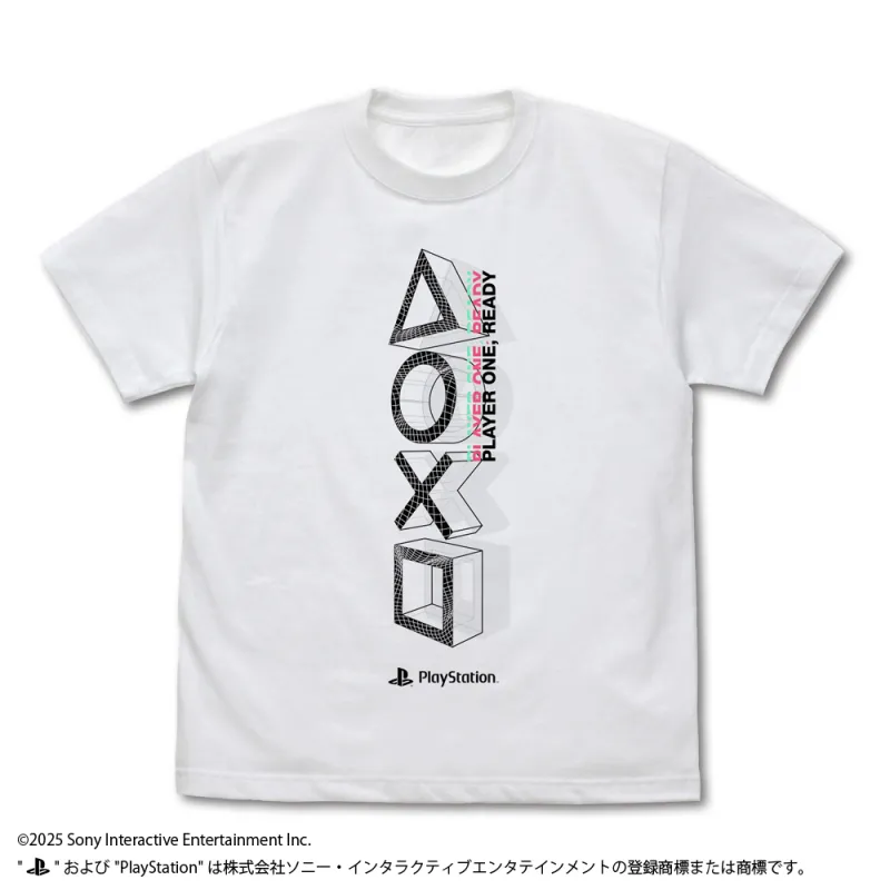 Tシャツ for PlayStation Shapes Logo Meta MeshVer./WHITE-XL