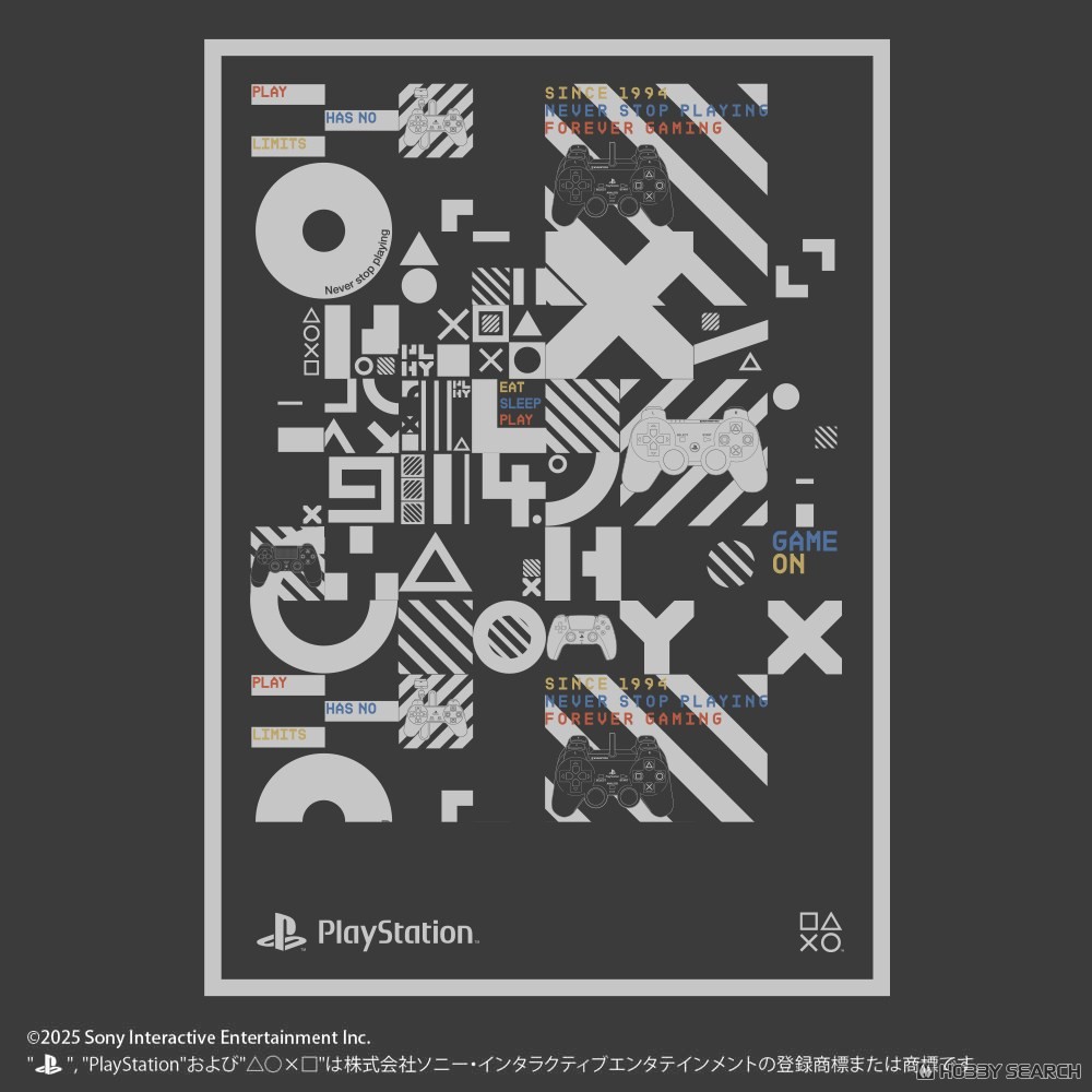 Tシャツ for PlayStation Typographic LifeformsVer./SUMI-M 3