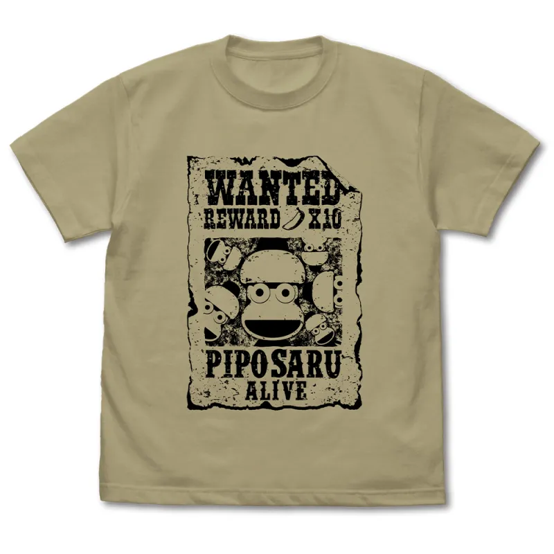 ピポサル WANTED Tシャツ/SAND KHAKI-XL