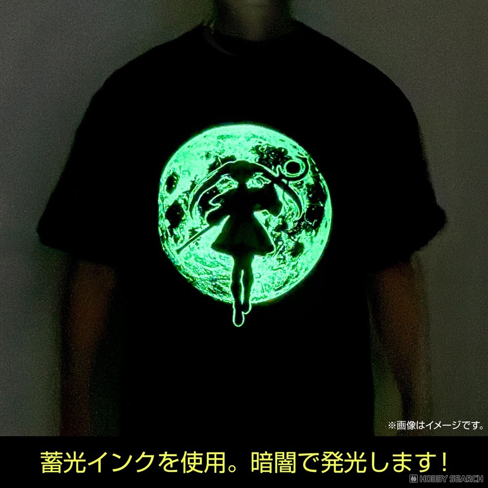 葬送のフリーレン 蓄光Tシャツ/BLACK-L 3
