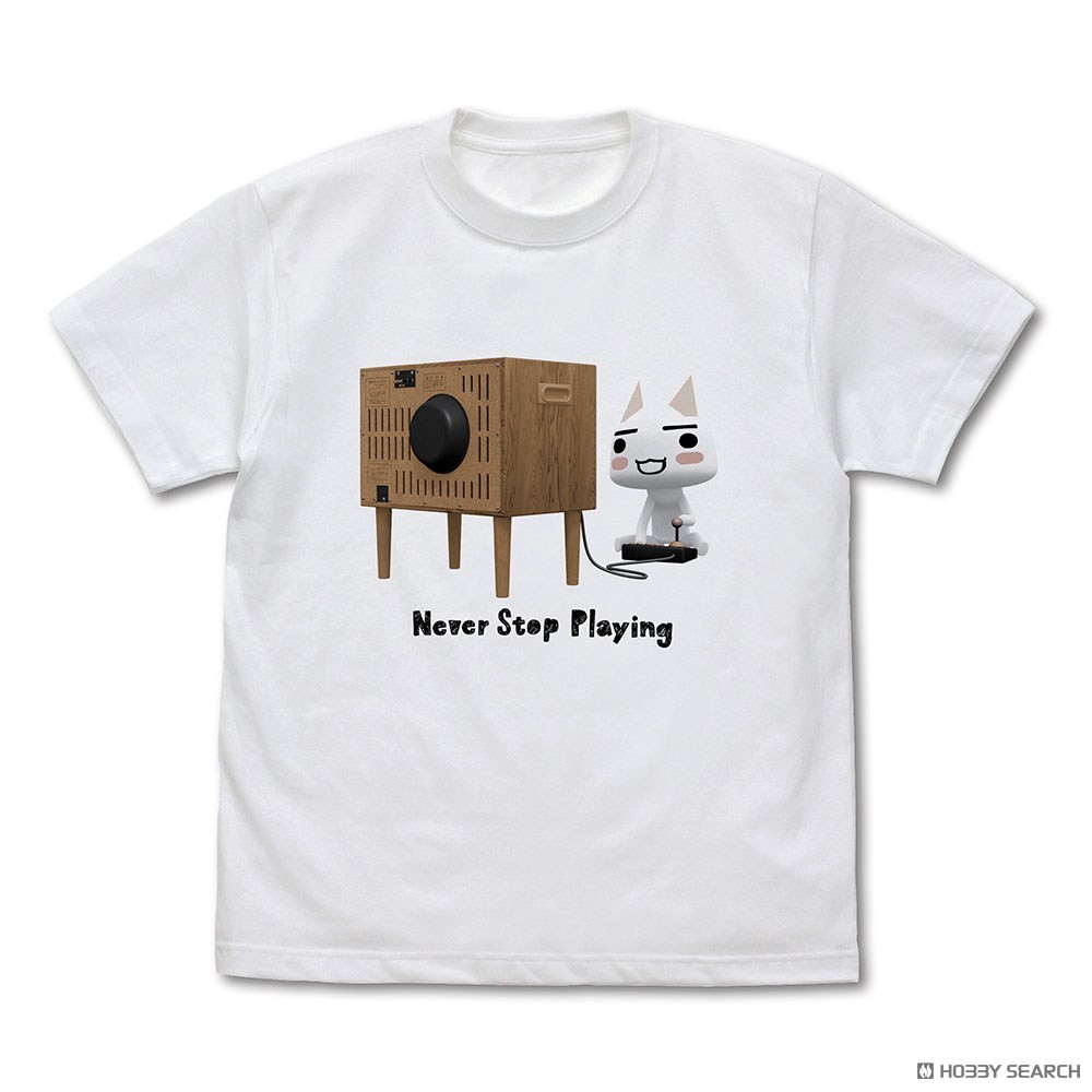 ゲームに夢中のトロ Tシャツ/WHITE-M 2
