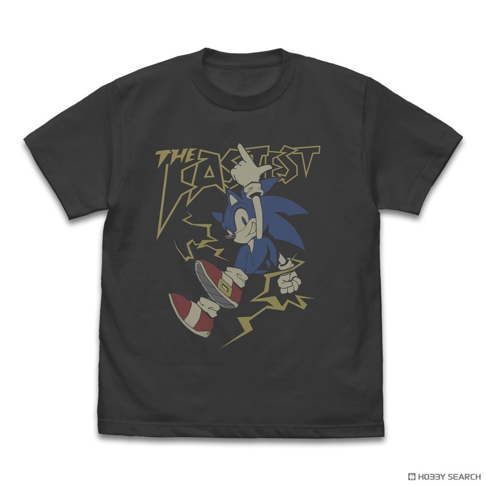 音速のハリネズミ ソニック Tシャツ/SUMI-XL 2