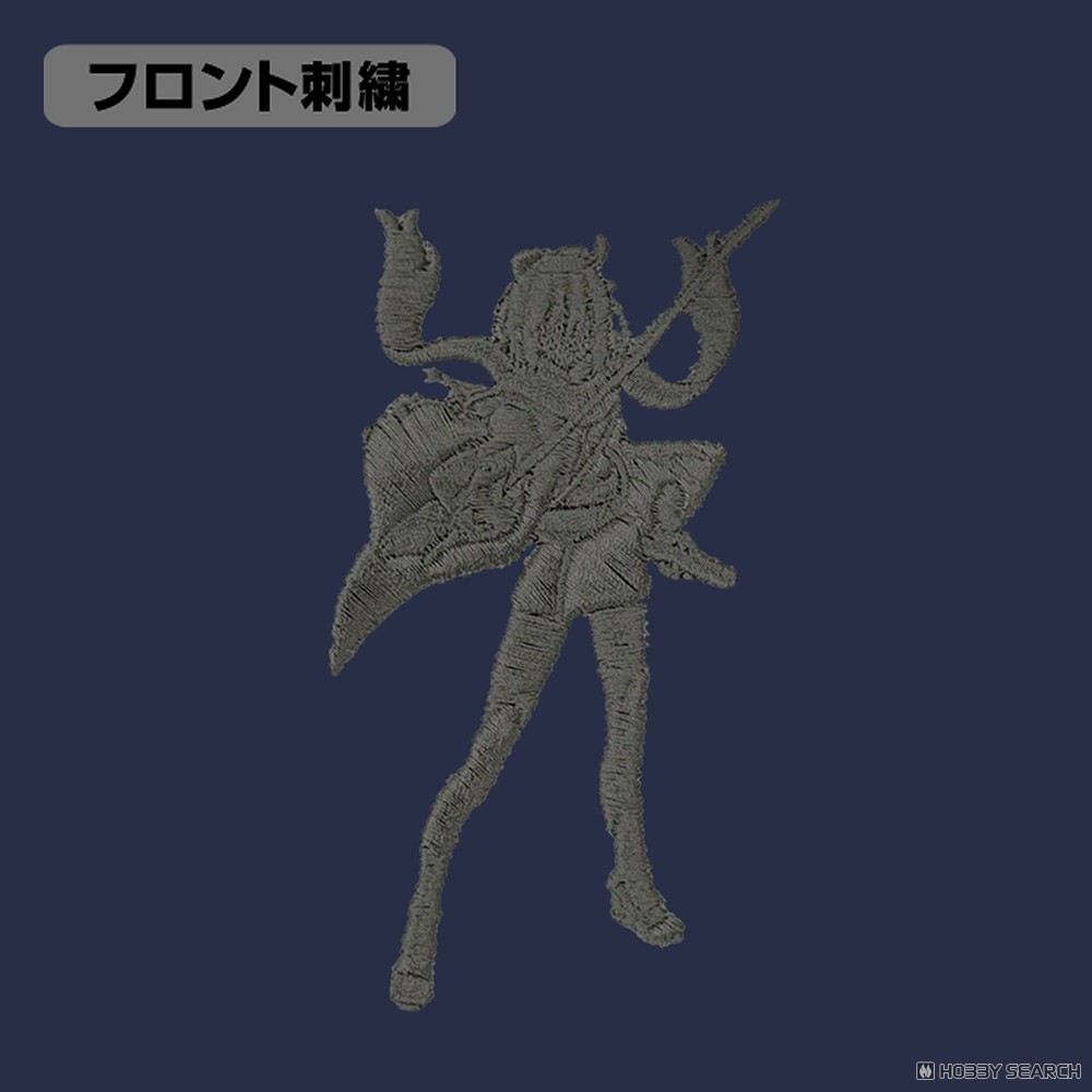 セイバー/沖田総司 ワンポイント刺繍Tシャツ/INDIGO-L 3