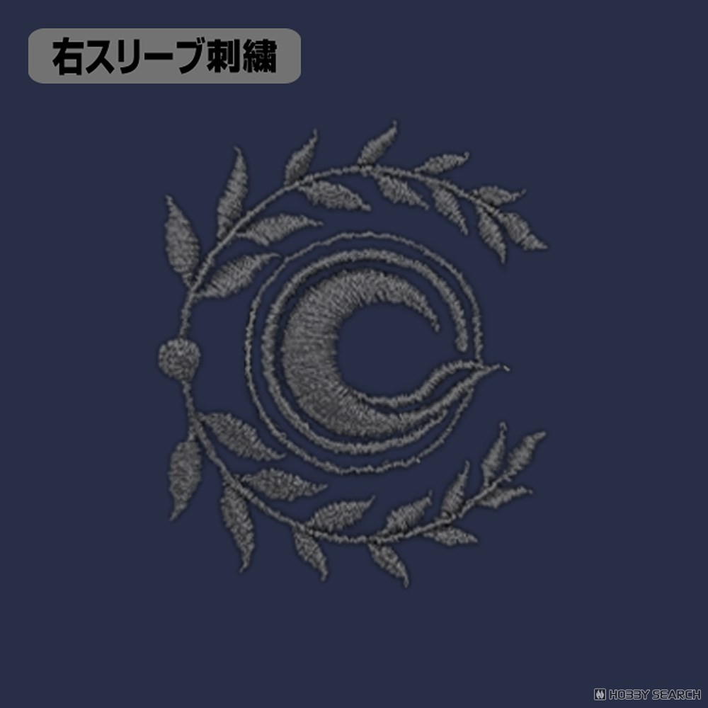 セイバー/沖田総司 ワンポイント刺繍Tシャツ/INDIGO-L 4