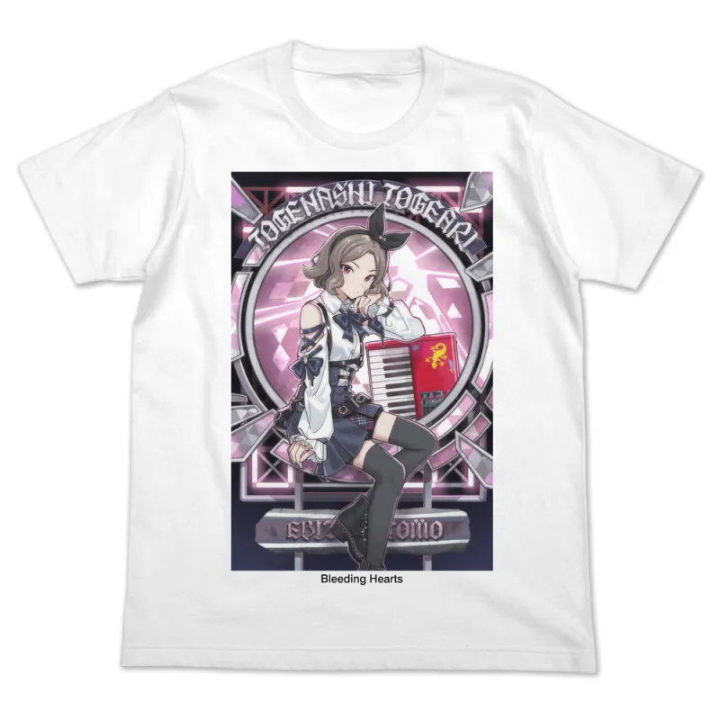 描き下ろし 海老塚智 フルカラーTシャツ 爆ぜて咲くVer./WHITE-L