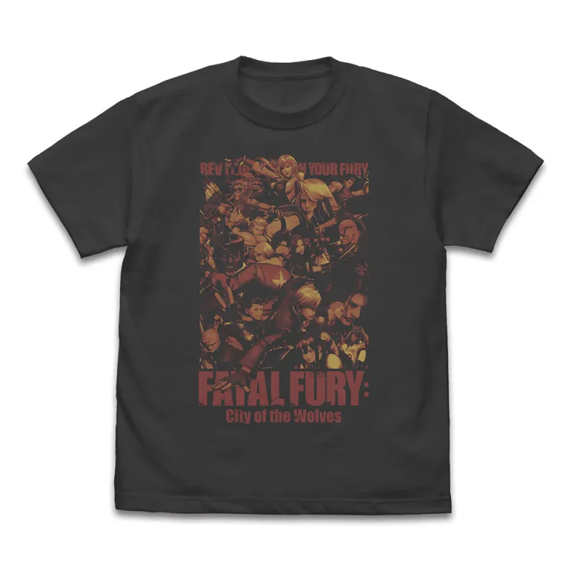 餓狼伝説 City of the Wolves キャラクター Tシャツ/SUMI-M