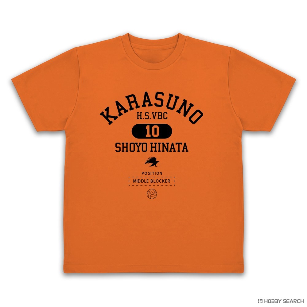 日向翔陽 カレッジ ドライTシャツ/ORANGE-L 2