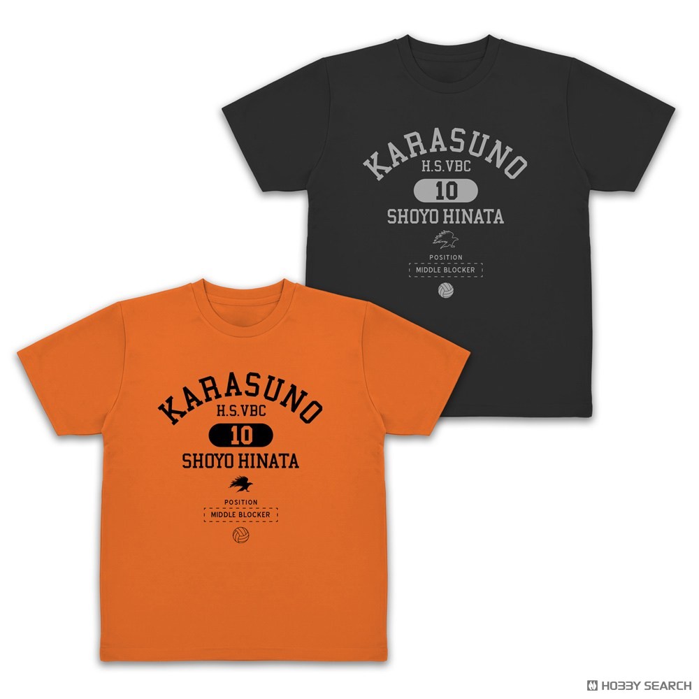 日向翔陽 カレッジ ドライTシャツ/ORANGE-L 3