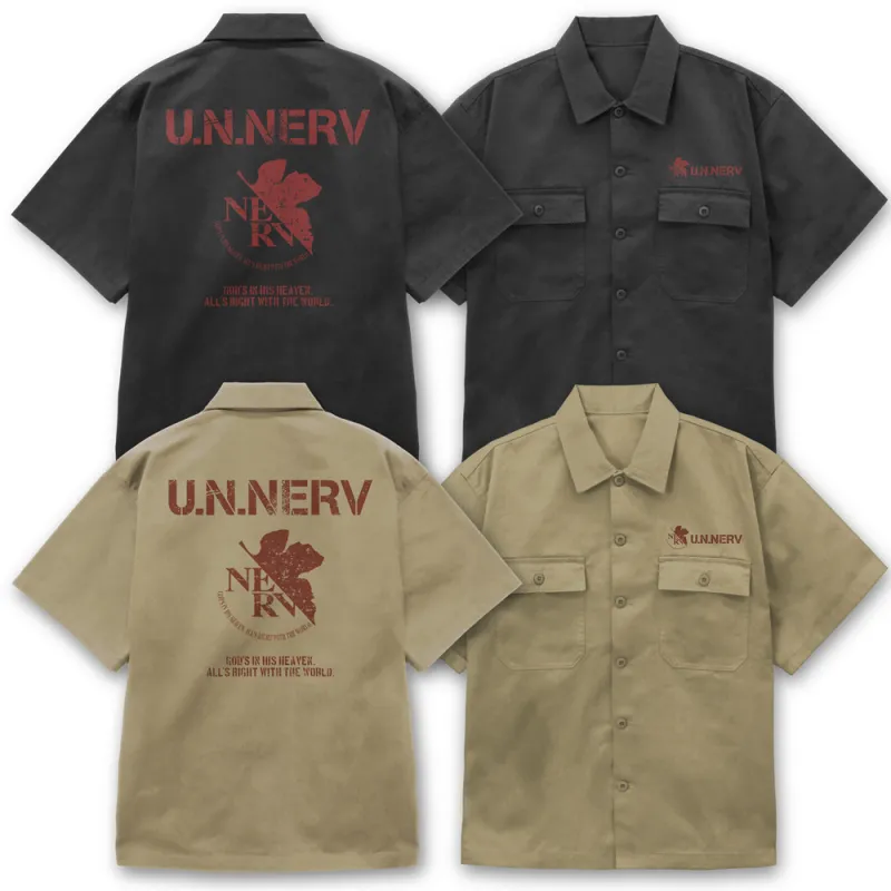 NERV ワークシャツ/SAND KHAKI-XL