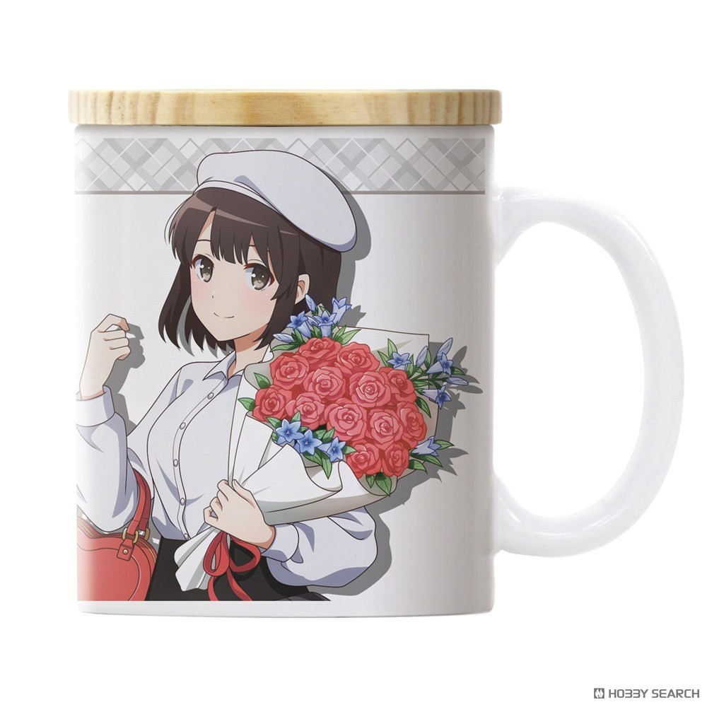 加藤恵 フタ付きフルカラーマグカップ バースデーデートVer. 3
