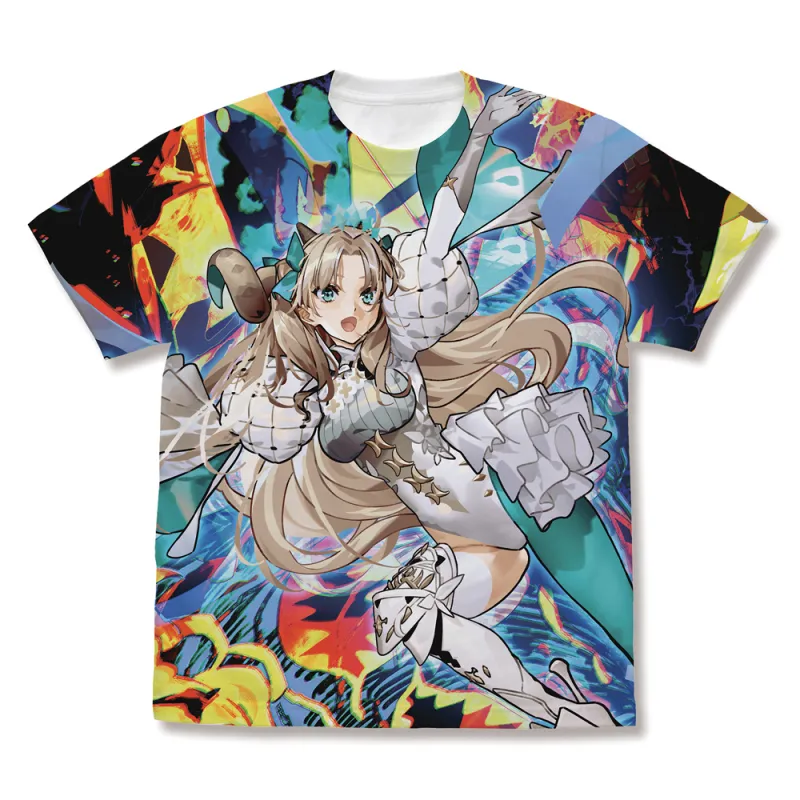 ビースト/スペース・エレシュキガル フルグラフィックTシャツ/WHITE-M