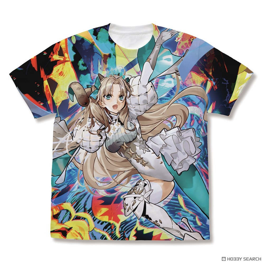 ビースト/スペース・エレシュキガル フルグラフィックTシャツ/WHITE-M 2