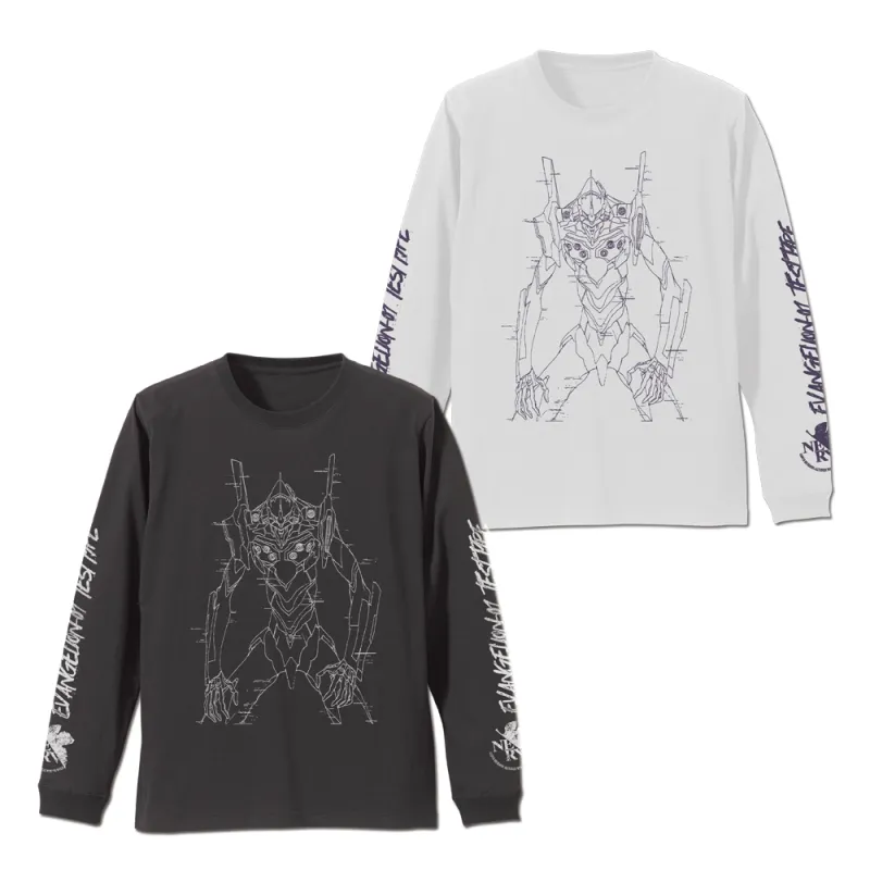 エヴァ初号機 袖リブロングスリーブTシャツ/SUMI-S