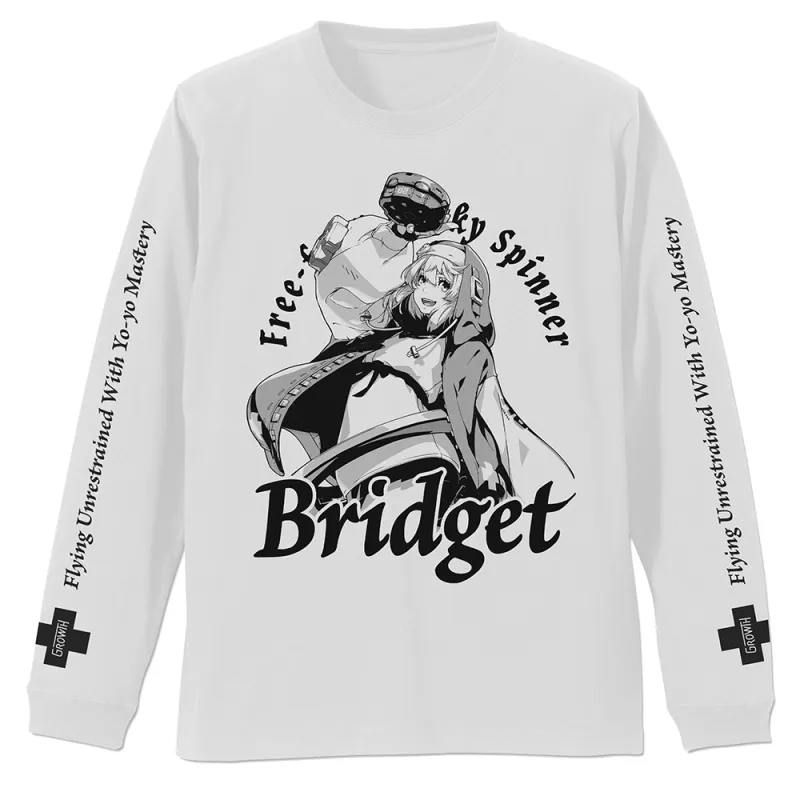 ブリジット 袖リブロングスリーブTシャツ/WHITE-XL