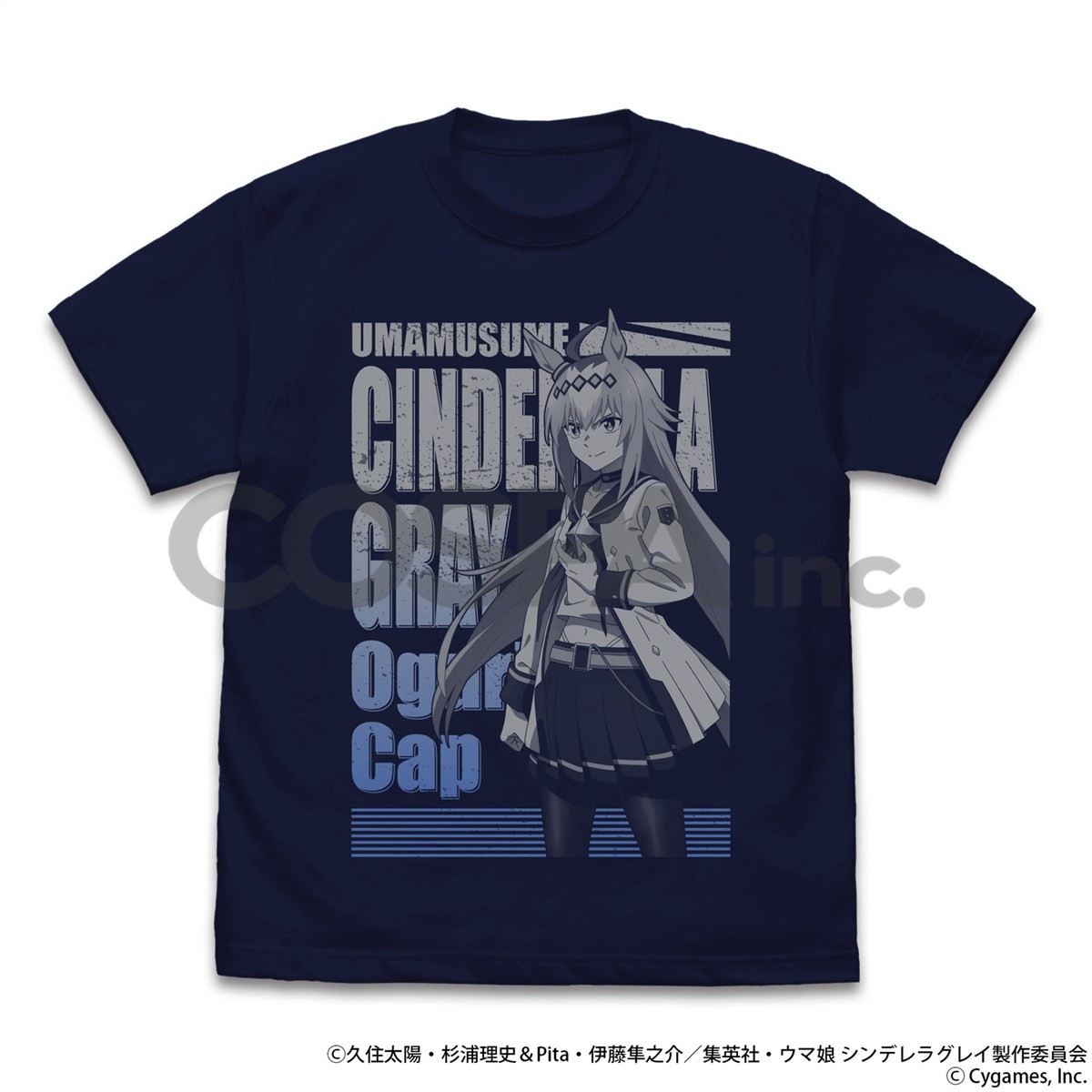 オグリキャップ Tシャツ/NAVY-L 2