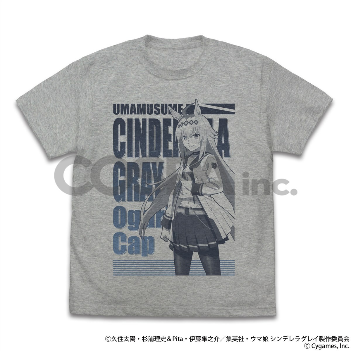 オグリキャップ Tシャツ/MIX GRAY-S 2