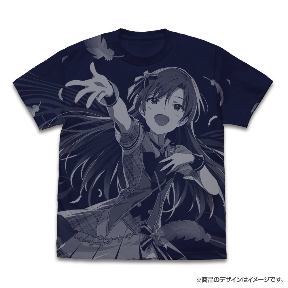 ★限定★【Just be myself!!】如月千早 オールプリントTシャツ/NAVY-XL 2