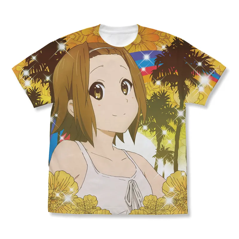 田井中律 フルグラフィックTシャツ Tropical Summer Ver./WHITE-M