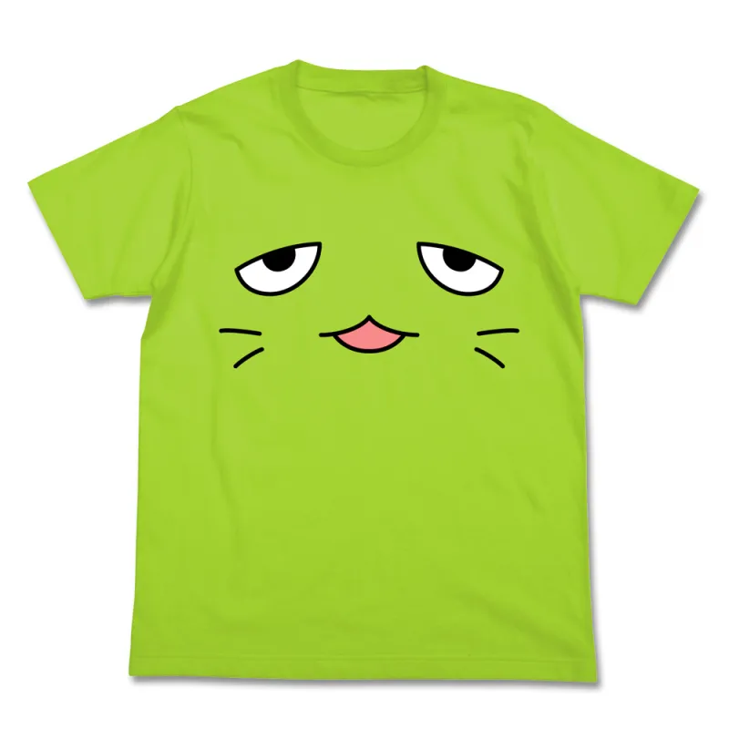 ぴにゃこら太フェイス Tシャツ Ver.2.0/LIGHT GREEN-S