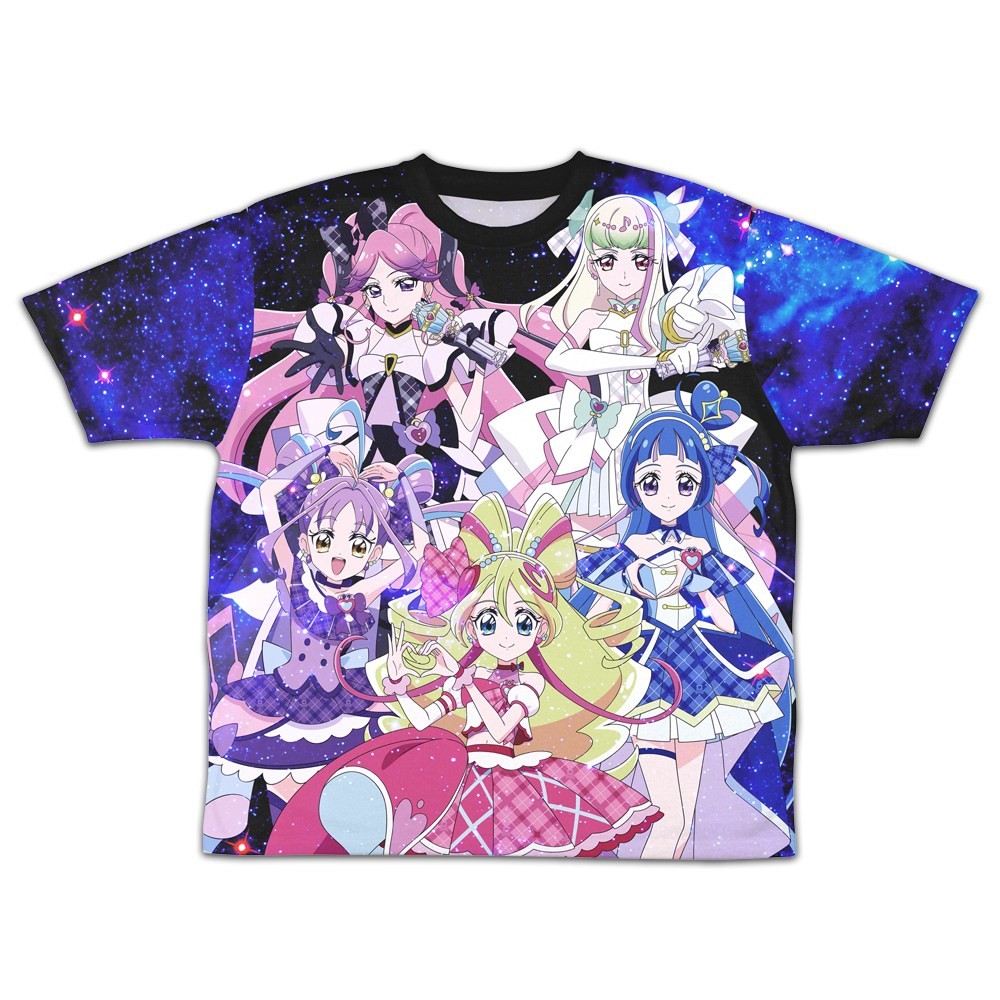 キミとアイドルプリキュア♪ 両面フルグラフィックTシャツ/S 3