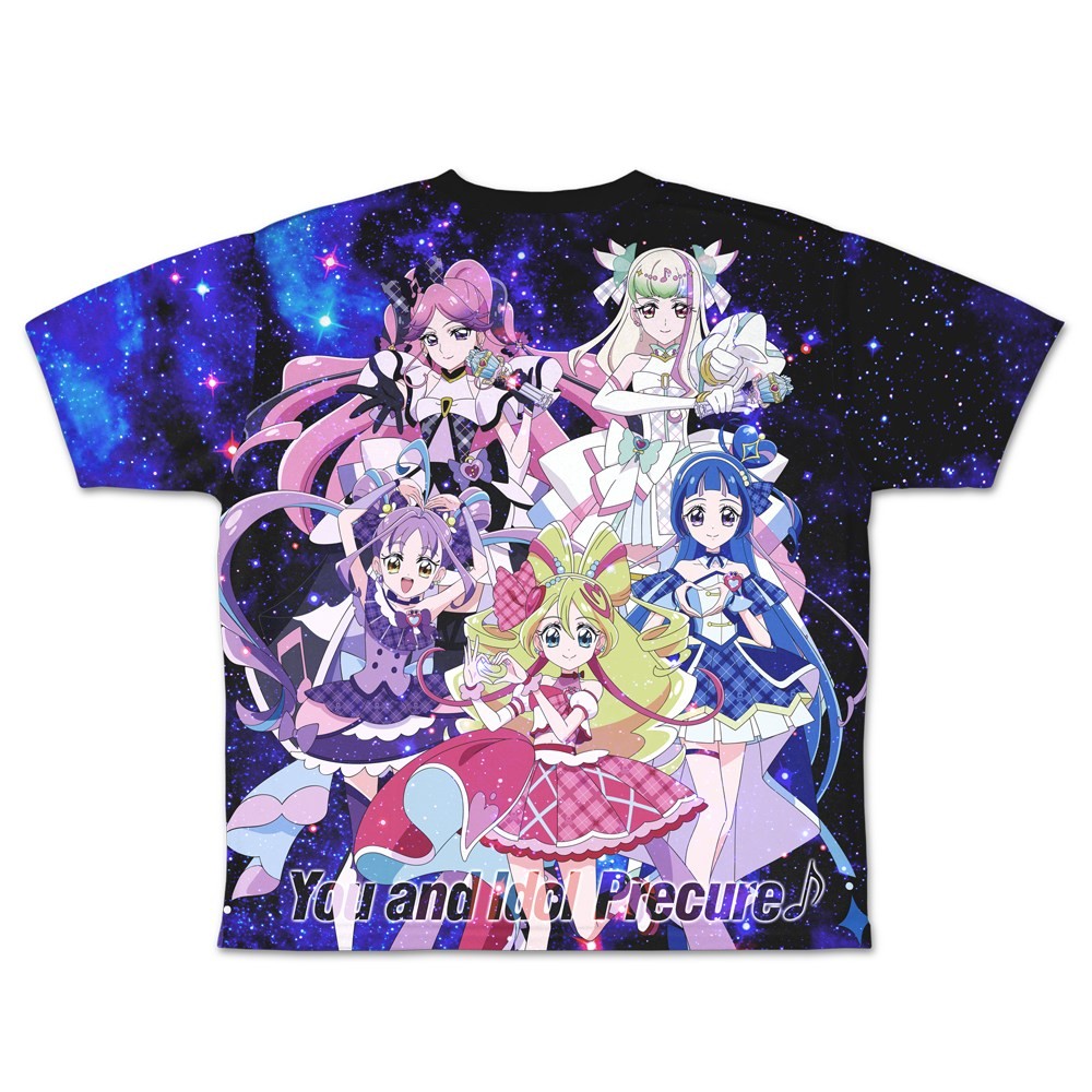 キミとアイドルプリキュア♪ 両面フルグラフィックTシャツ/M 4
