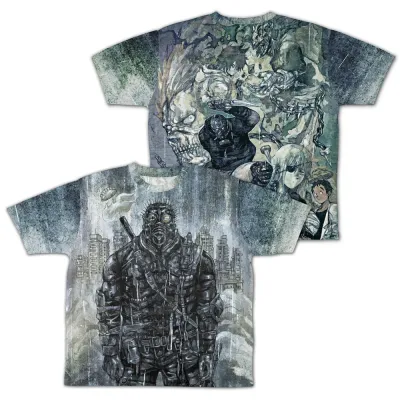 ドロヘドロ｢RAIN｣両面フルグラフィックTシャツ/S