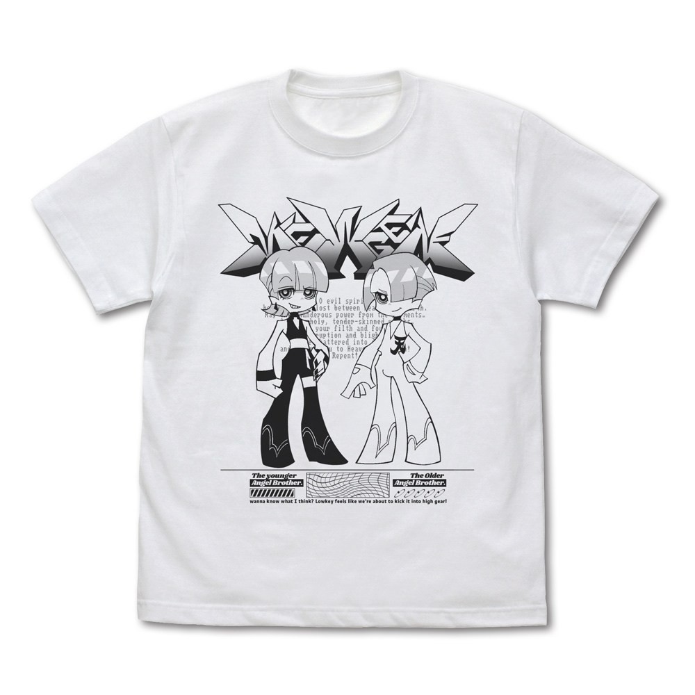 ポリエステル&ポリウレタン Tシャツ/WHITE-L 2