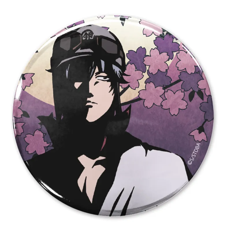 銀さん夜桜 65mm缶バッジ