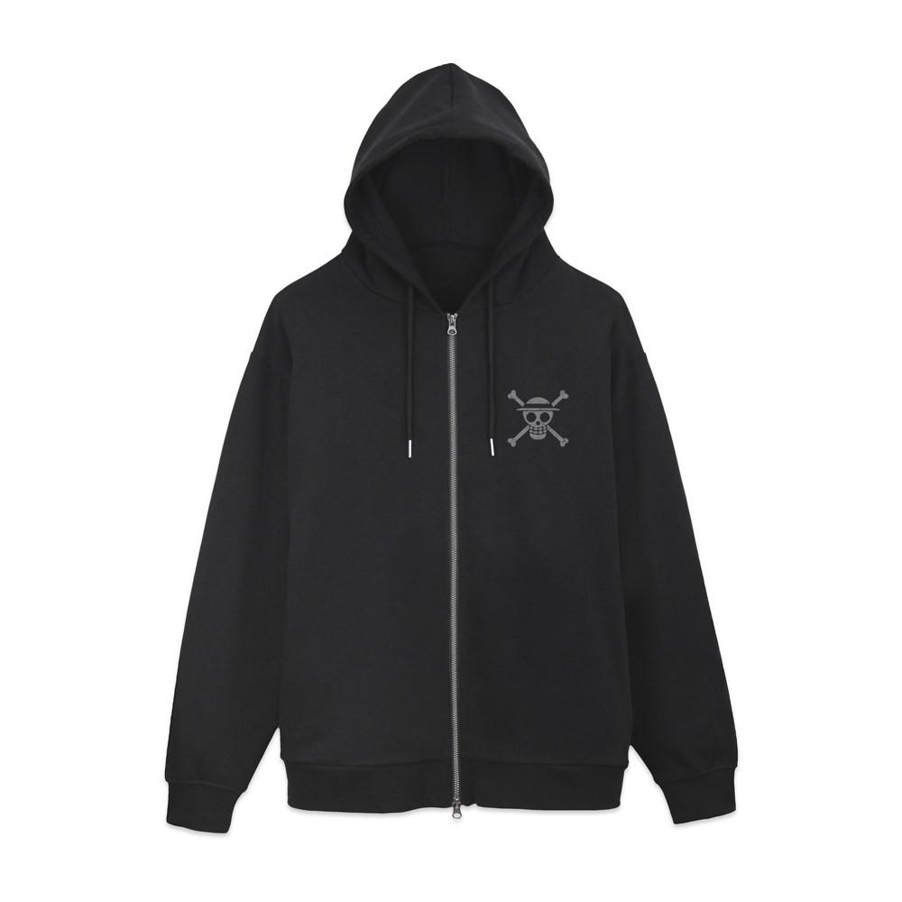 麦わらの一味 ジップパーカー/BLACK-XXL 3