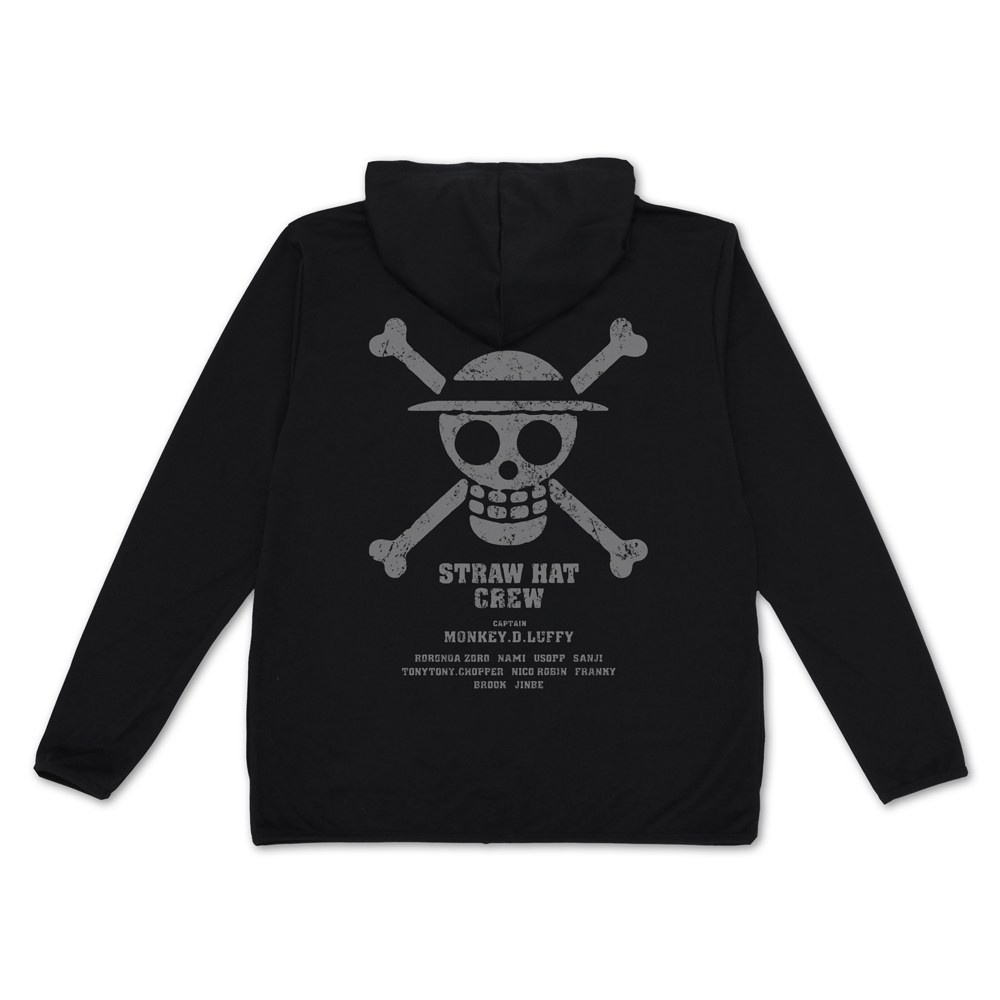 麦わらの一味 薄手ドライパーカー Ver.2.0/BLACK-M 2