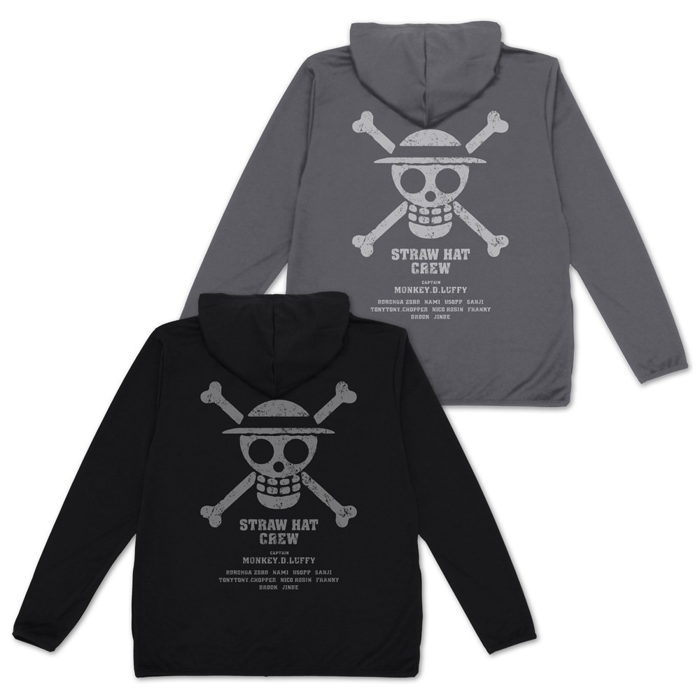 麦わらの一味 薄手ドライパーカー Ver.2.0/GRAY-L 5