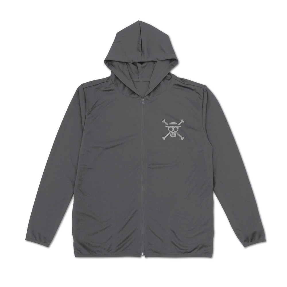 麦わらの一味 薄手ドライパーカー Ver.2.0/GRAY-XL 3