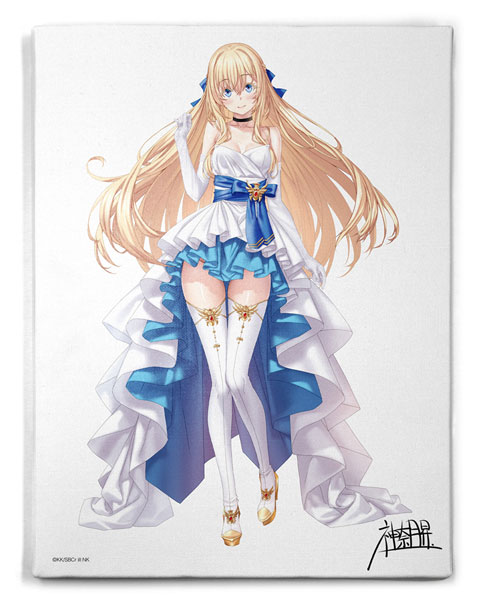 描き下ろし 女神官 F6キャンバスアート 20th Anniversary 2