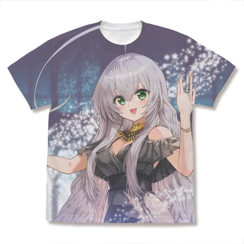 描き下ろし ニャル子 フルグラフィックTシャツ 20th Anniversary/WHITE-XL