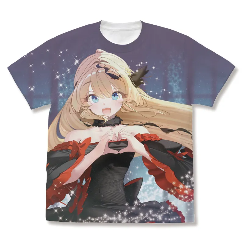 描き下ろし アズサ フルグラフィックTシャツ 20th Anniversary/WHITE-L
