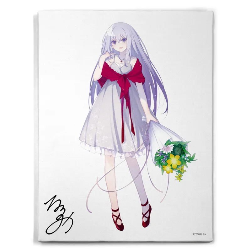 描き下ろし 夏川真涼 F6キャンバスアート 20th Anniversary