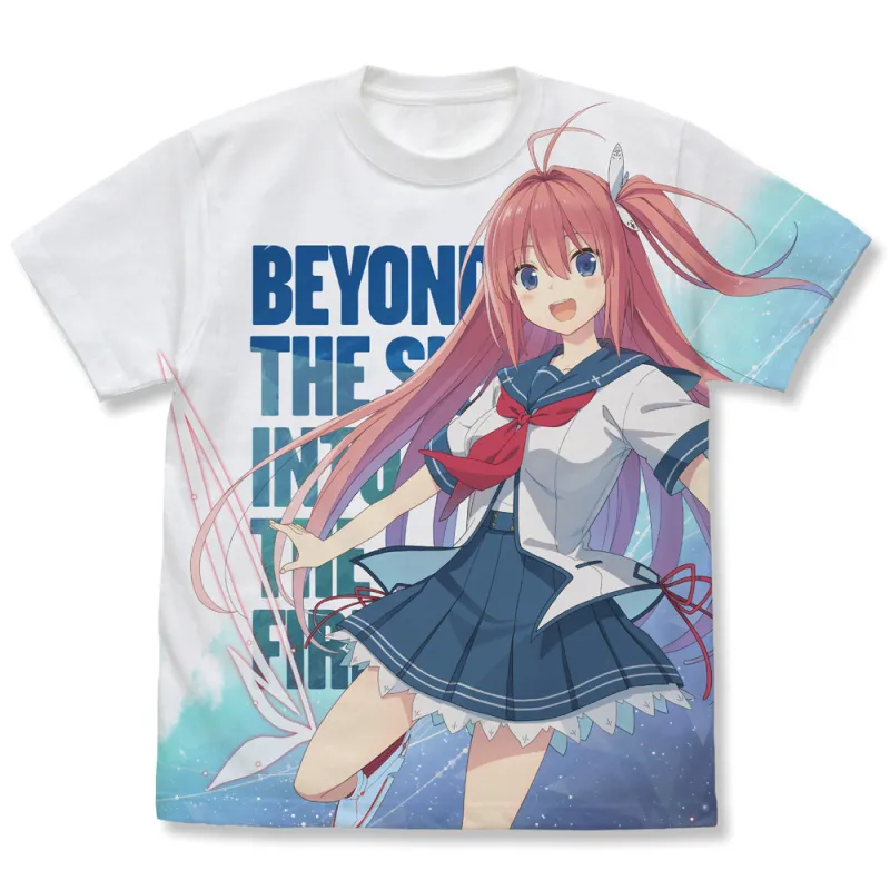 倉科明日香 フルグラフィックTシャツ Beyond the sky Ver./WHITE-S