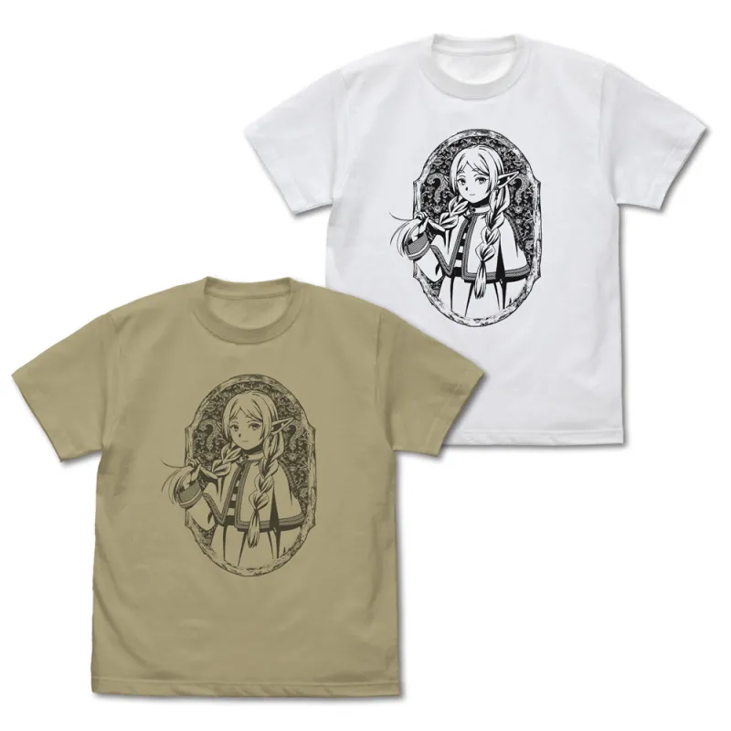 三つ編みのフリーレン Tシャツ/SAND KHAKI-M