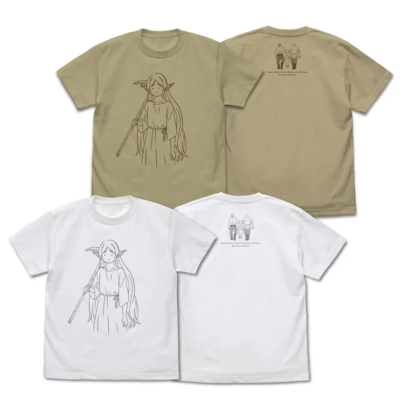 フリーレン ｢鉱山で300年働くことになっちゃった｣ Tシャツ/WHITE-S