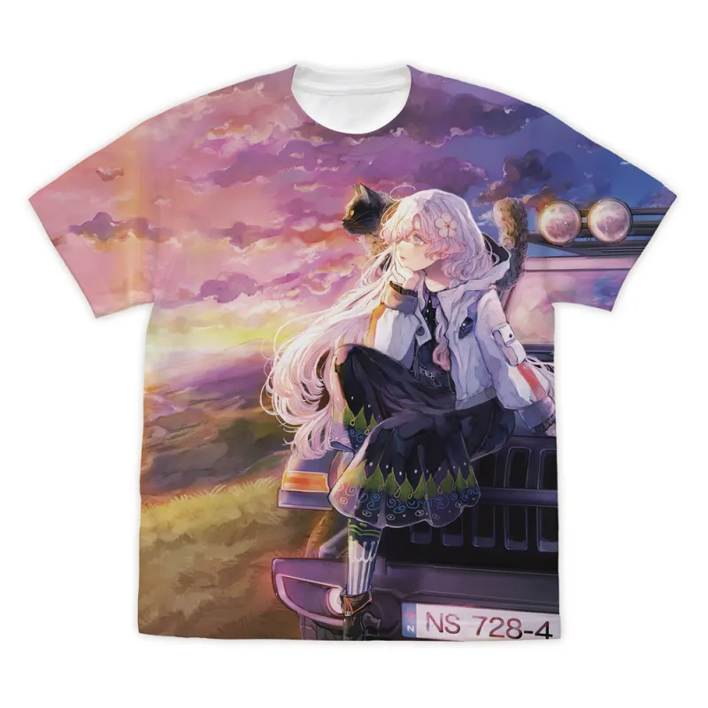 ハイク フルグラフィックTシャツ/WHITE-S