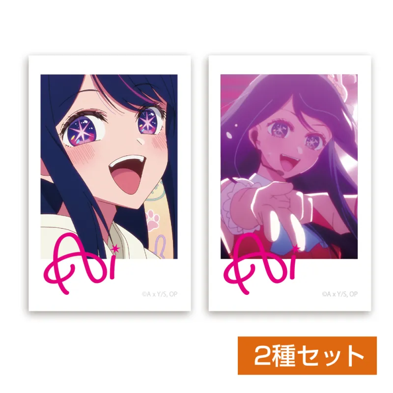 アイ フォト風ミニステッカー2枚セット